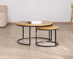 Clearance Duo de tables basses gigognes 