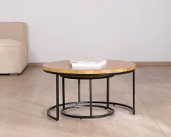 Clearance Duo de tables basses gigognes 