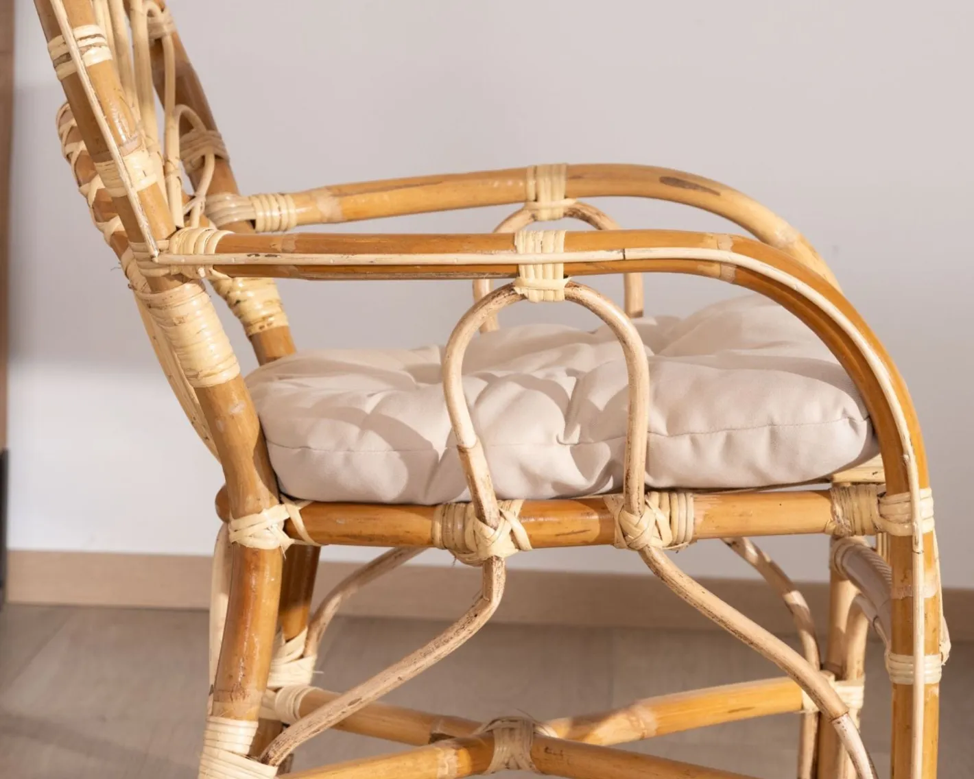 Online Elégant fauteuil de jardin en rotin avec assise rembourrée "Noho" Fauteuil|Fauteuil De Jardin