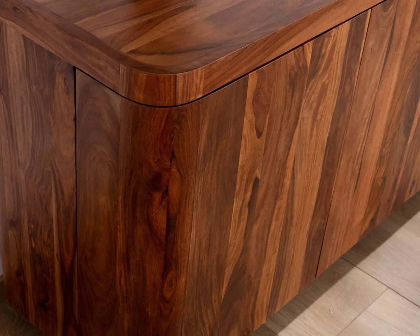 Best Enfilade en bois de palissandre "Rosewood" 200 cm Buffet Et Bahut