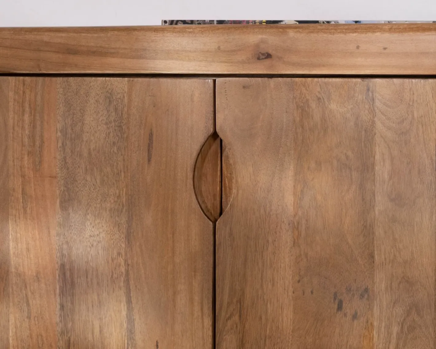 Clearance Enfilade vintage 4 portes en manguier naturel "Odely" 180 cm style rétro chic Buffet Et Bahut