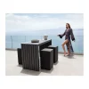 Online Ensemble table et tabourets hauts extérieurs 4 places "Java Island" Salon De Jardin