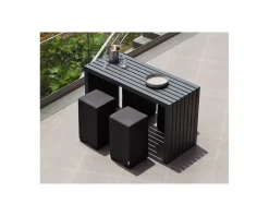 Online Ensemble table et tabourets hauts extérieurs 4 places "Java Island" Salon De Jardin