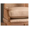 Clearance Fauteuil cannage et bois sculpté esprit vintage chic "Legacy" Fauteuil|Fauteuil Bergère