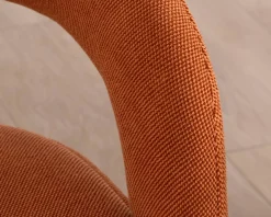 Outlet Fauteuil de repas design en tissu terracotta ultra confort " Amarello" Chaise