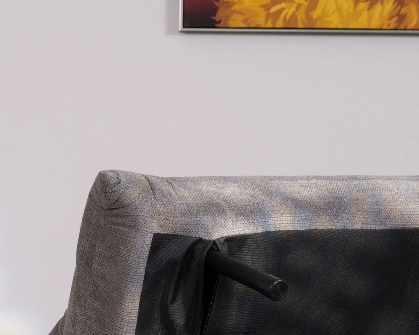 Discount Fauteuil modulable en couchage d'appoint "Folda" en tissu gris Fauteuil