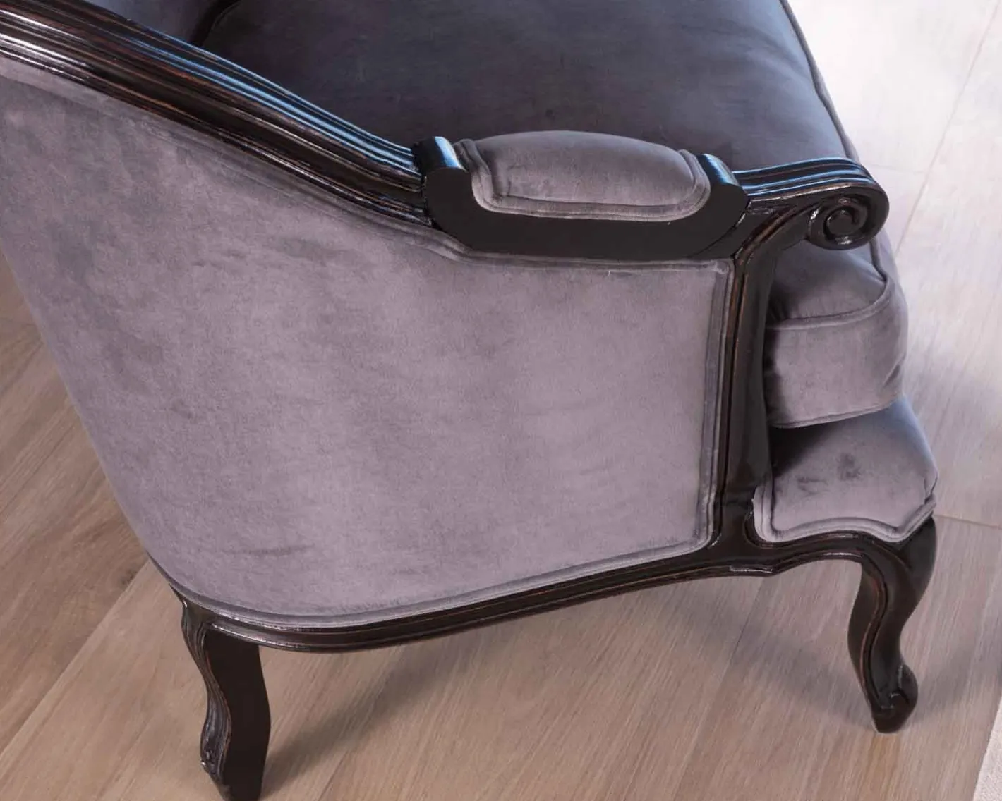 Hot Fauteuil tissu ultra confort style classique chic "Legacy" Fauteuil