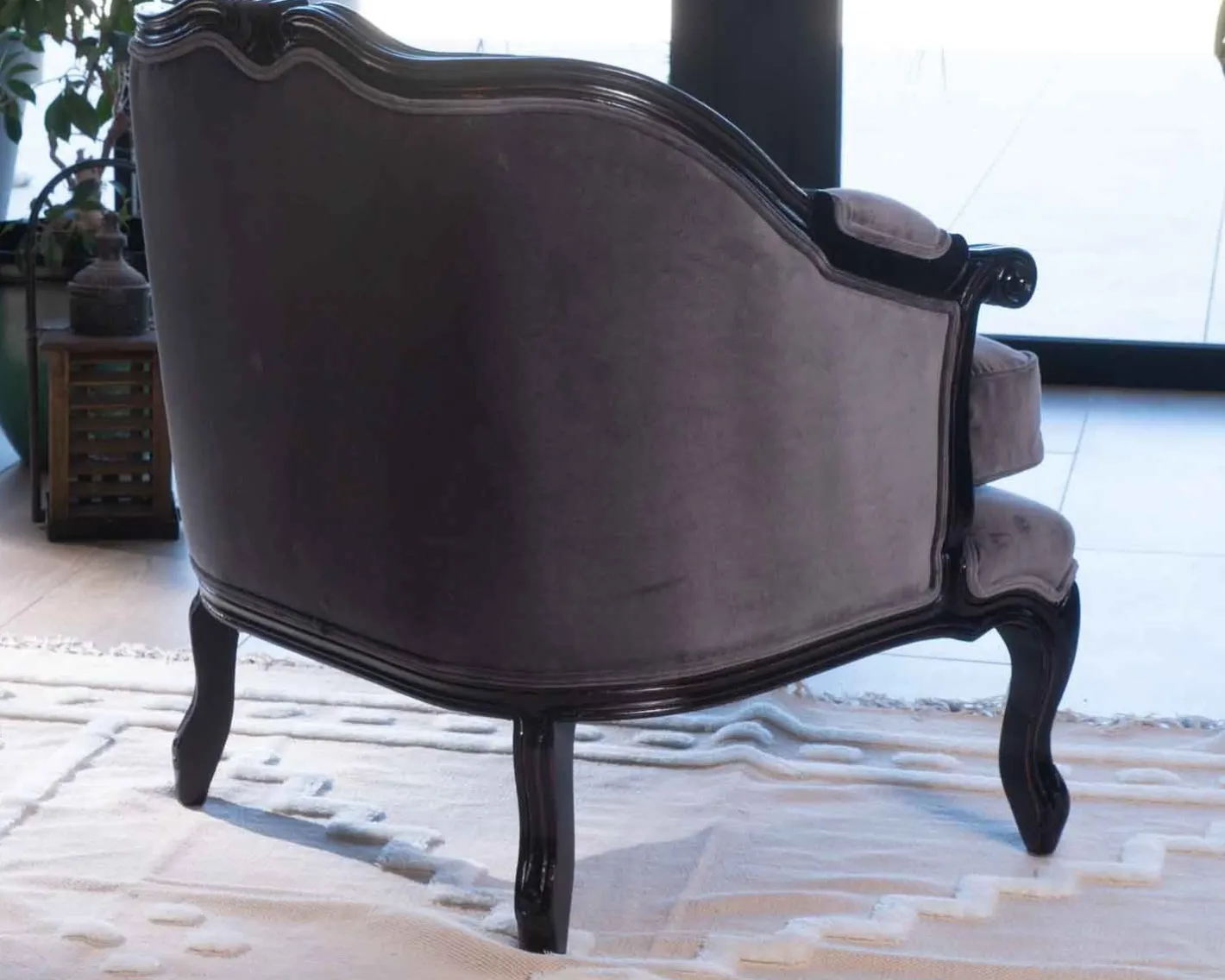 Hot Fauteuil tissu ultra confort style classique chic "Legacy" Fauteuil