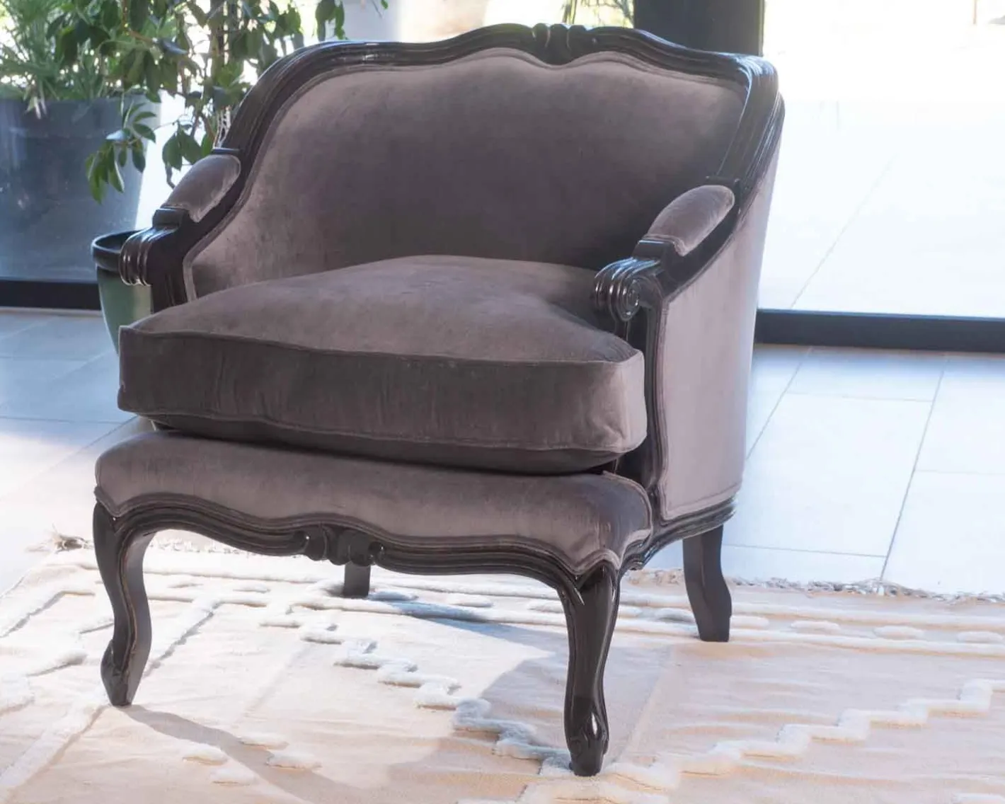 Hot Fauteuil tissu ultra confort style classique chic "Legacy" Fauteuil