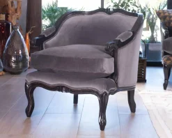 Hot Fauteuil tissu ultra confort style classique chic