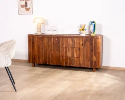 Clearance Grand bahut 180 cm en bois de palissandre 