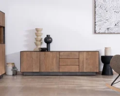 Outlet Grand banc TV 180 cm en manguier style épuré