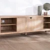 Online Grand banc TV en manguier esprit japandi "Orobie" 185 cm Meuble Télé