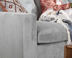 Discount Grand canapé moelleux avec pouf modulaire