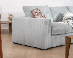 Discount Grand canapé moelleux avec pouf modulaire