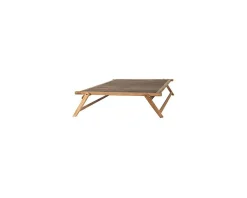 Hot Grande table basse carrée vieux bois ethnique
