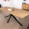 Clearance Grande table de repas en teck recyclé et pieds mikado "Bahia" 240 cm Table À Manger Rectangulaire