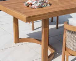 Online Grande table de repas extérieure 240 cm en teck 