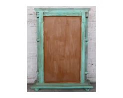 Grand miroir avec cadre indien en bois