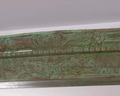 Grand miroir avec cadre indien en bois