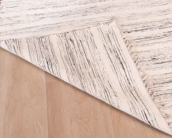 Grand tapis tissé main coton et jute "Solira" format 300x200cm Décoration