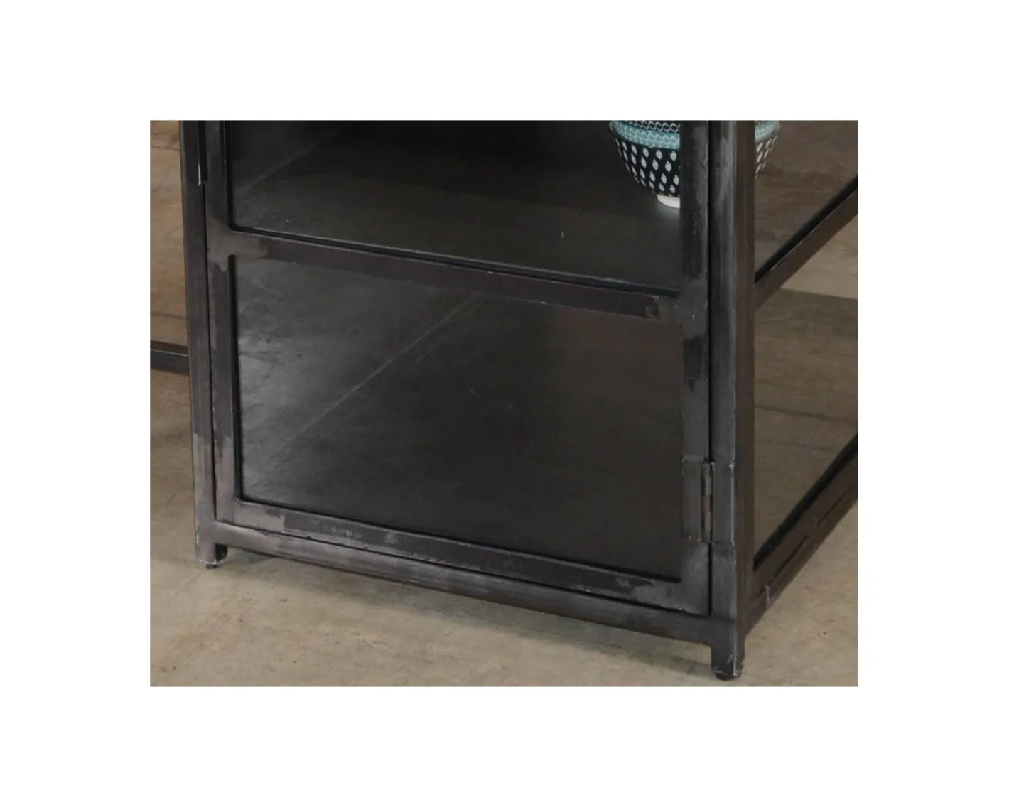 Outlet Ilot de cuisine en bois et métal noir 150 cm "Black Cook" Billot Et Ilot De Cuisine