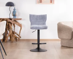Discount Lot de 2 chaises de bar matelassées réglables en hauteur 