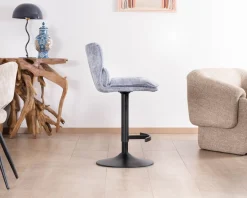 Discount Lot de 2 chaises de bar matelassées réglables en hauteur 