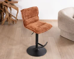 Hot Lot de 2 chaises de bar matelassées réglables en hauteur 