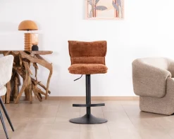 Hot Lot de 2 chaises de bar matelassées réglables en hauteur 