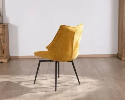Clearance Lot de 2 chaises de repas design vintage