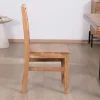 New Lot de 2 chaises de repas en acacia massif "Conoa" Chaise