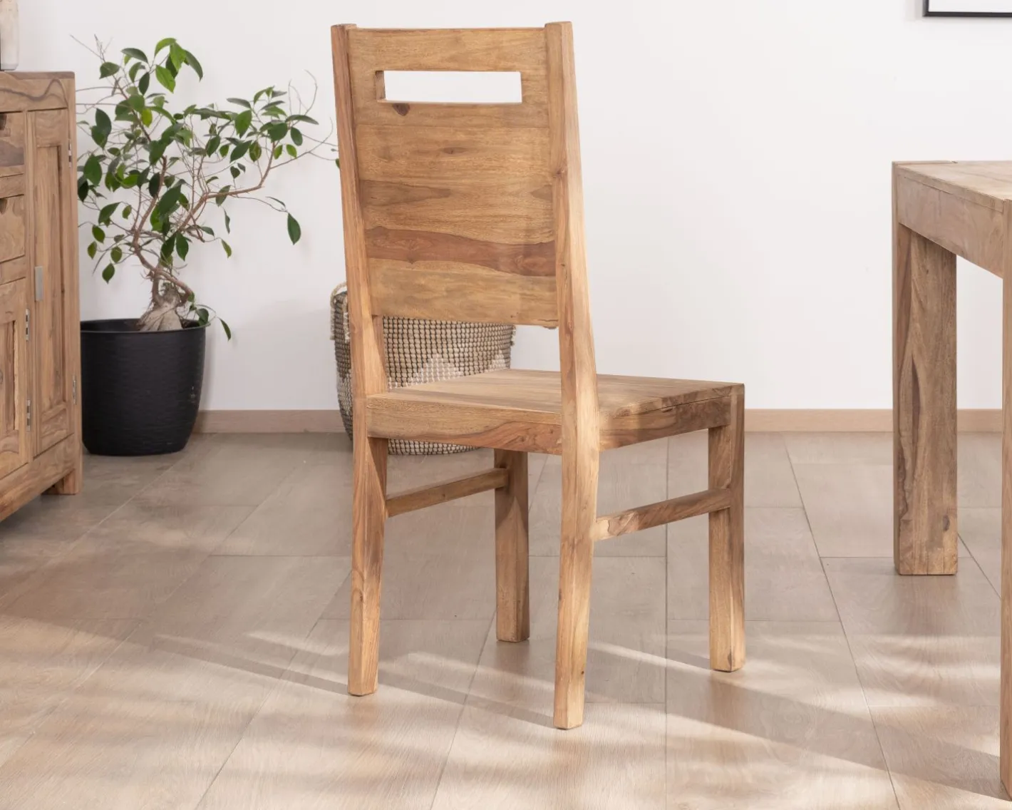 Hot Lot de 2 chaises de repas en palissandre "Kalanohé" Chaise