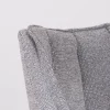 Discount Lot de 2 chaises de repas pivotantes en tissu gris "Webber" Chaise