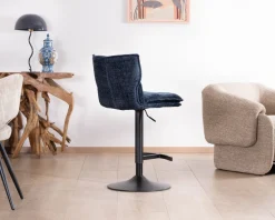 Clearance Lot de 2 chaises hautes matelassées réglables en hauteur