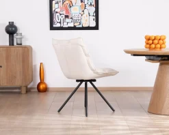 Hot Lot de 2 chaises pivotantes 360°