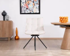 Hot Lot de 2 chaises pivotantes 360°