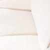 Online Lot de 2 chaises pivotantes sur pied étoile en métal "Biorg" en tissu blanc Chaise