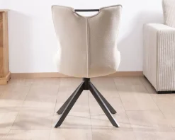 Online Lot de 2 chaises pivotantes sur pied étoile en métal