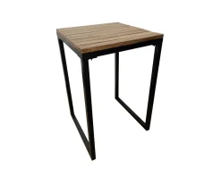 Online Mange-debout carré en bois exotique 70x70 cm "Garden" Table Haute Carrée