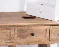 Online Meuble avec vasque simple à poser 120 cm 