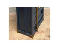 Best Meuble bar container esprit récup en métal bleu nuit et bois 