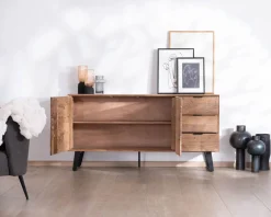Hot Meuble de rangement bas 160 cm avec tiroirs