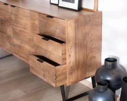 Hot Meuble de rangement bas 160 cm avec tiroirs