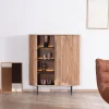 Discount Meuble de rangement design rétro "Bopee" étagères avec éclairage LED Rangement|Buffet Et Bahut