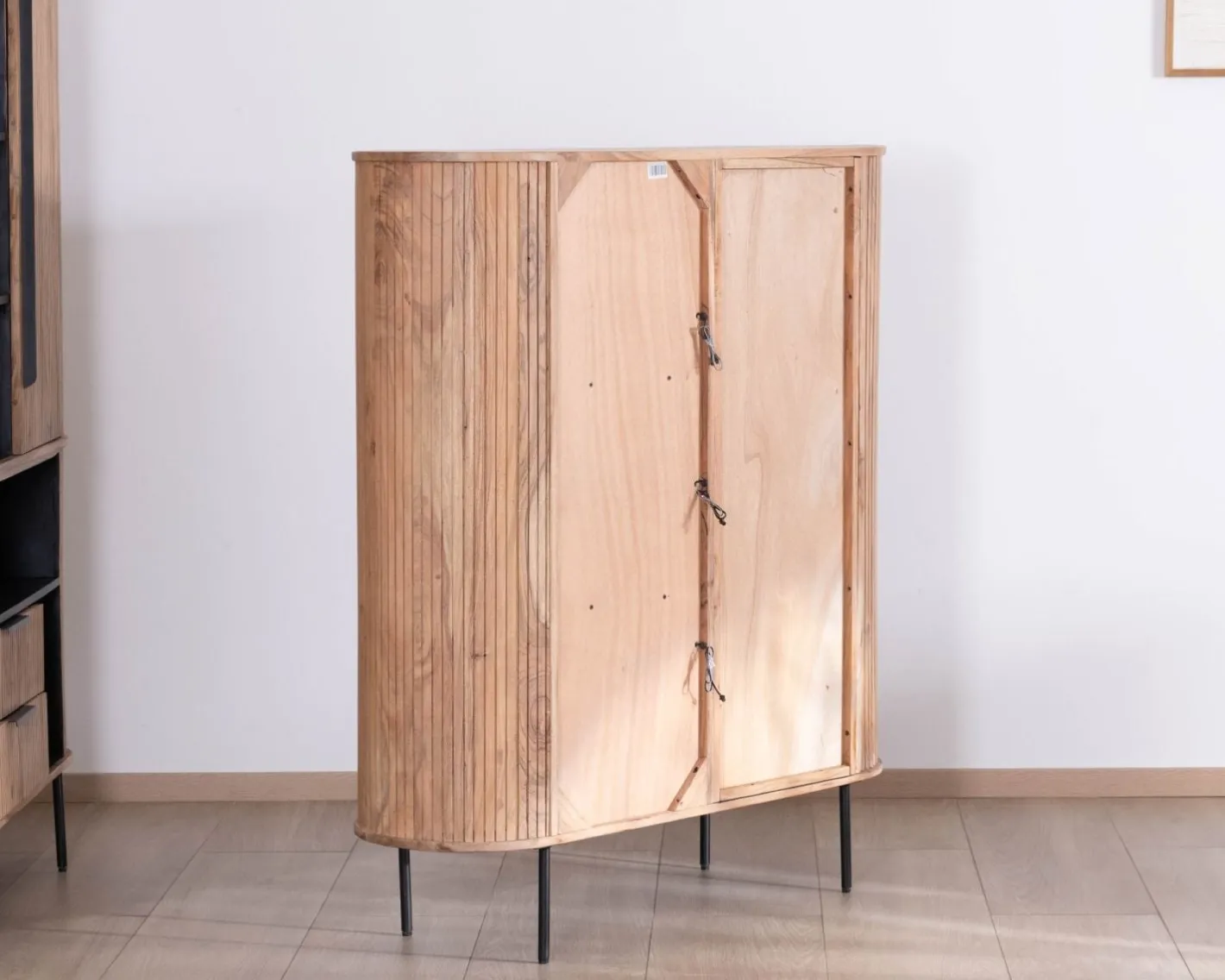Discount Meuble de rangement design rétro "Bopee" étagères avec éclairage LED Rangement|Buffet Et Bahut