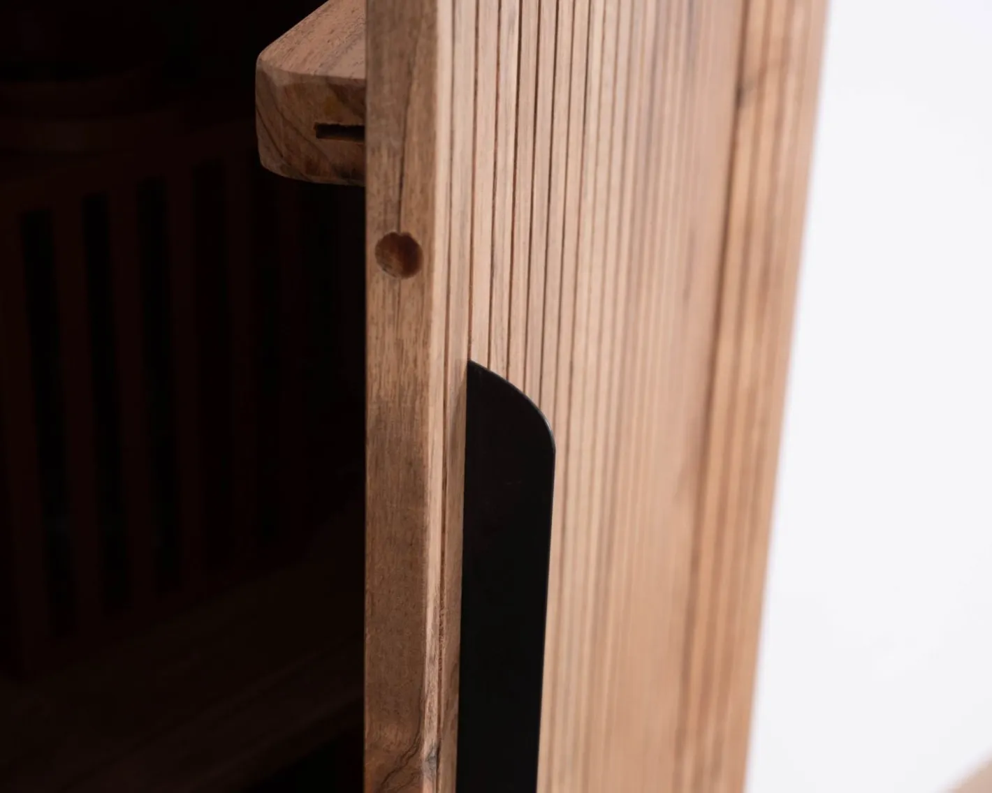 Discount Meuble de rangement design rétro "Bopee" étagères avec éclairage LED Rangement|Buffet Et Bahut