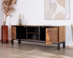 Online Meuble télé 175 cm bicolore contemporain