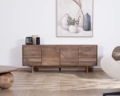 Hot Meuble télé 160 cm design épuré Japandi