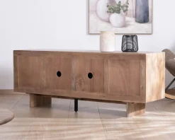 Hot Meuble télé 160 cm design épuré Japandi